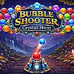 Play Bubble Shooter Crystal Hunt online free